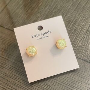 Kate Spade “Opal Glitter” Studs Iridescent Stud Earrings Gum Drop Earrings